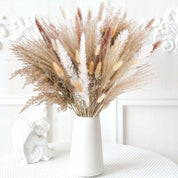 85Pcs Dried Pampas Grass Artificial Decorative Flowers