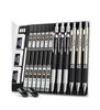 6PCS Mechanical Pencil Set – 0.5mm 0.7mm 0.9mm & 2mm Lead Holders with 12 Tube Refills