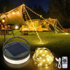 Solar Camping String Lights, 42Ft, 160 LED, USB Rechargeable
