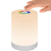 LED Night Light - Smart Bedside Table Lamp Touch Control, Dimmable, USB Rechargeable, Portable, RGB Color Changing