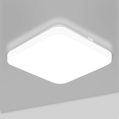 Ceiling Lights 24W, 2400lm Super Bright Square LED Ceiling Light, Daylight White 5000K, IP44 Waterproof