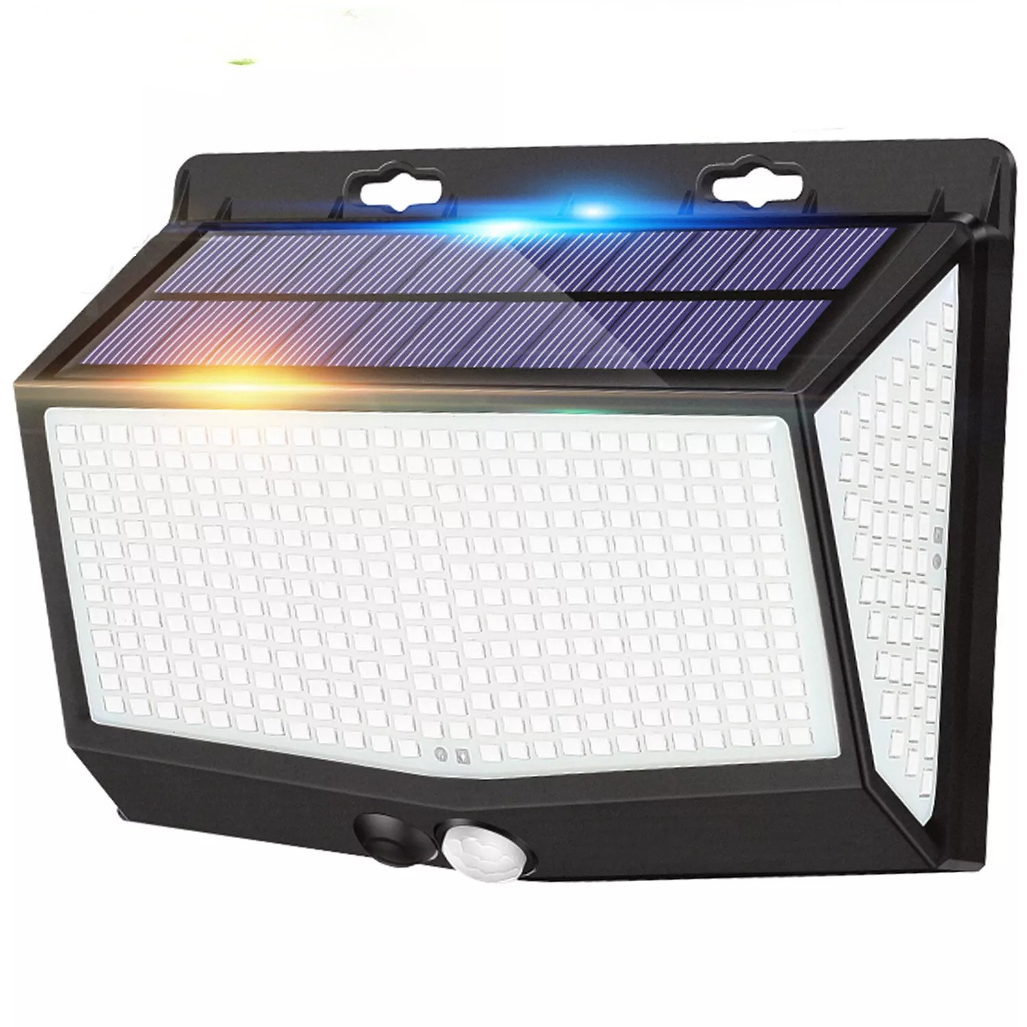468 LED Solar Powered PIR Motion Sensor Wall Lights Outdoor Garden Security Lamp