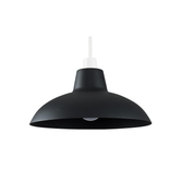 Retro-Style Matte Black Metal Ceiling Light Shade | Pendant Lighting, Home Décor & Home Improvement Essential
