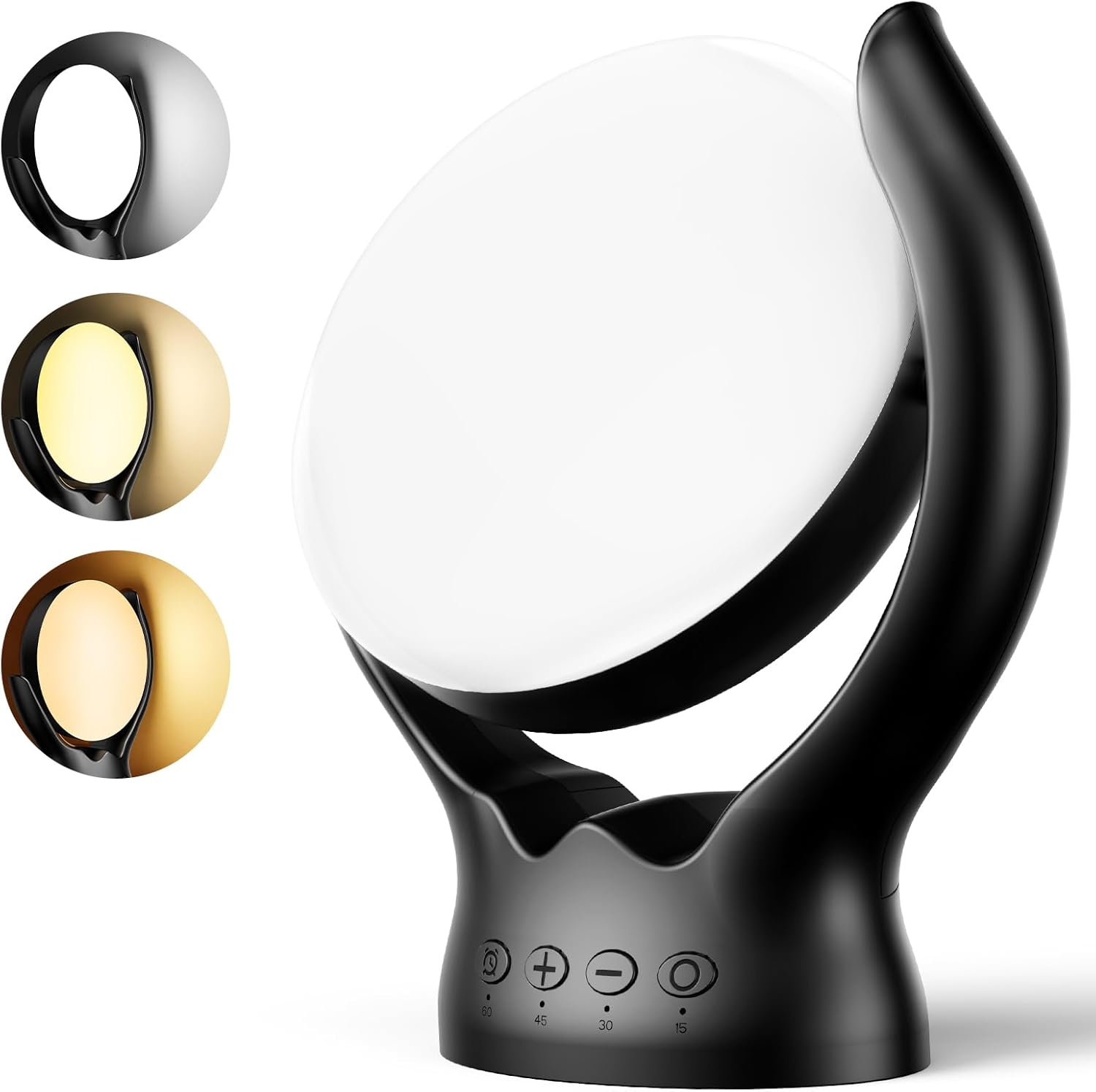 Sad Lamp 10000 Lux Light Therapy, 3 Colors, 4 Timers, 5 Levels, UV-Free Sunlight        4o