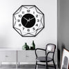 Modern Silent Metal Wall Clock 13 Inch Decor