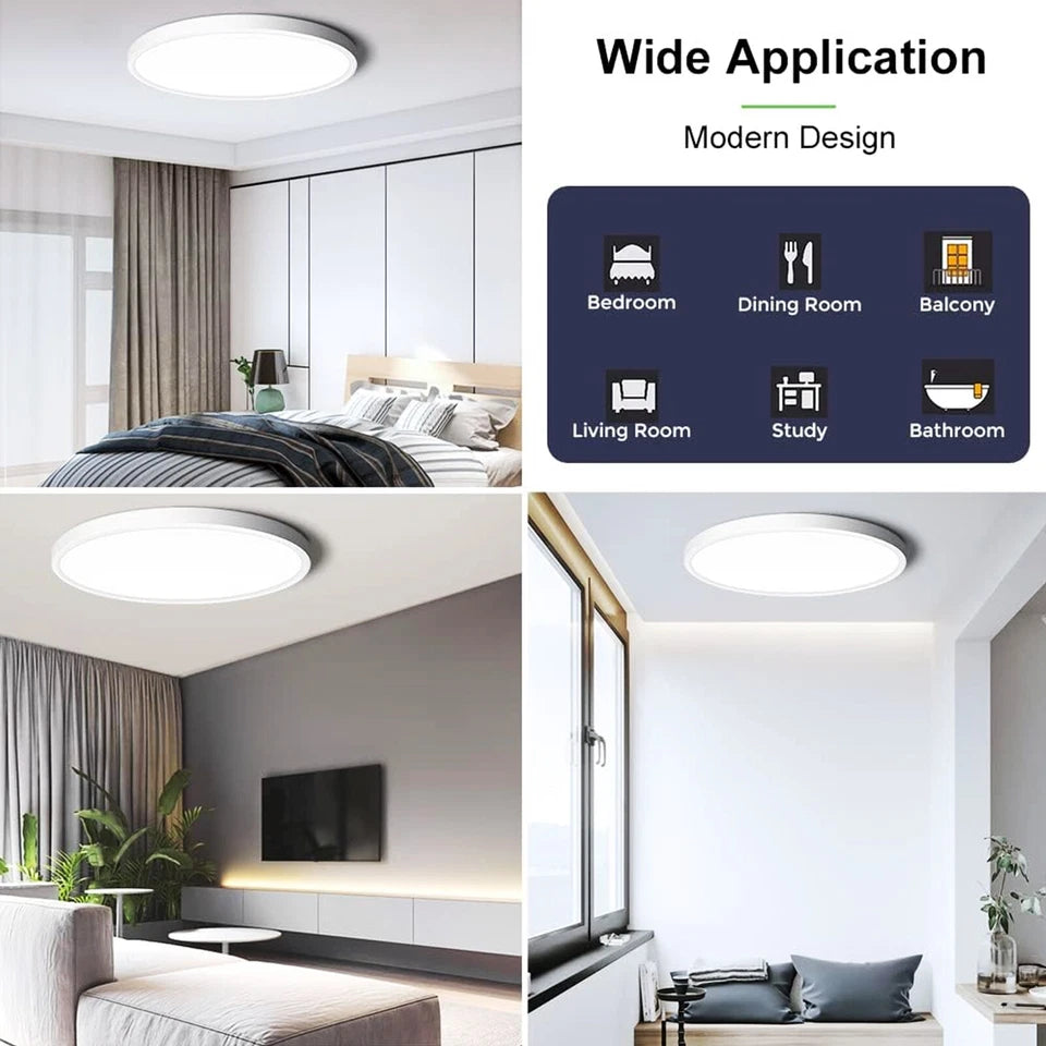 GOOWAY Round LED Ceiling Light – Waterproof Downlight Panel