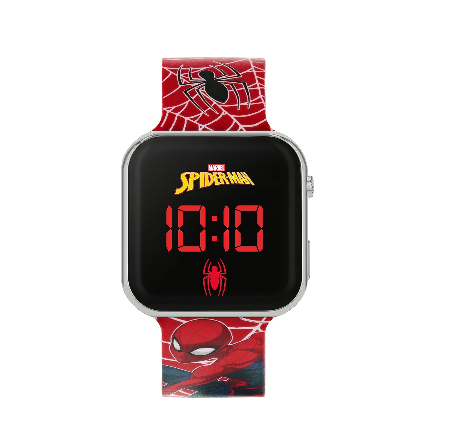 Boys Digital Quartz Sports Watch – Durable Silicone Strap, LED Display, Waterproof