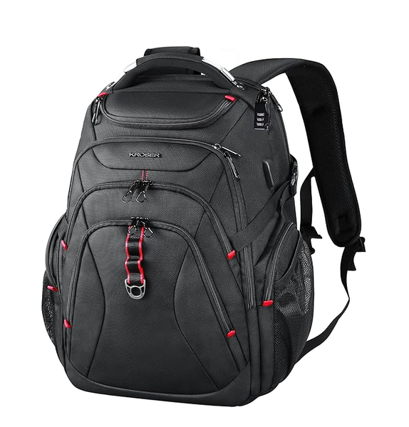 Travel Laptop Backpack – Water Resistant Anti-Theft USB Charging Bag for Work & School