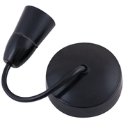 6" 100W T2 Black Ceiling Pendant Lamp holder E27