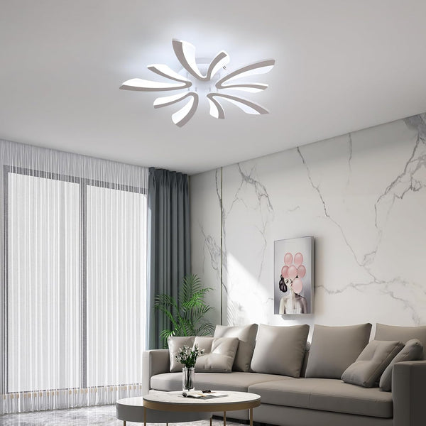 Modern LED Ceiling Light 48W Dimmable with Remote Control