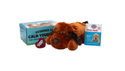 Puppy Heartbeat Stuffed Toy for Dogs, Calming Aid & Anxiety Relief (Brown)