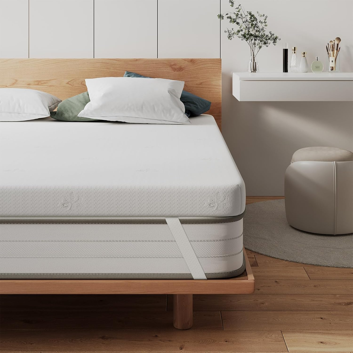 10cm Double Memory Foam Mattress Topper – Pain Relief with Washable Cover