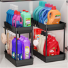 PurKeep 2-Pack Under Sink Storage Organiser – 2-Tier Adjustable Kitchen & Bathroom Shelf