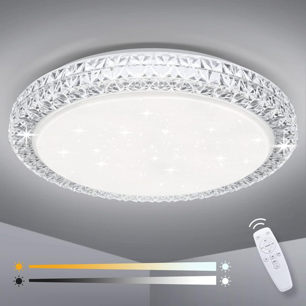 40W Dimmable LED Ceiling Light with Remote Control