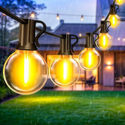 10M Outdoor Festoon Lights – G40 Bulbs, Waterproof & Connectable