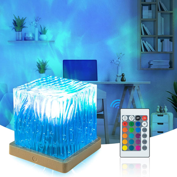 Luminorthe Cube Lamp – USB Aurora Light Projector
