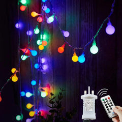 Fairy Lights Plug in 120 LEDs Globe String Lights