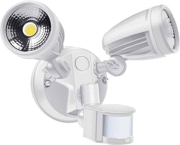 30W LED Motion Sensor Security Light - IP54 Waterproof Adjustable Wall Floodlight