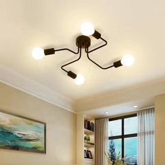 Sputnik Ceiling Light 8-Light Adjustable Modern Flush Mount