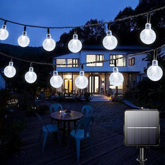 Solar Garden Lights Outdoor - 50 LED 7M/23Ft Waterproof Fairy String Lights for Patio & Yard