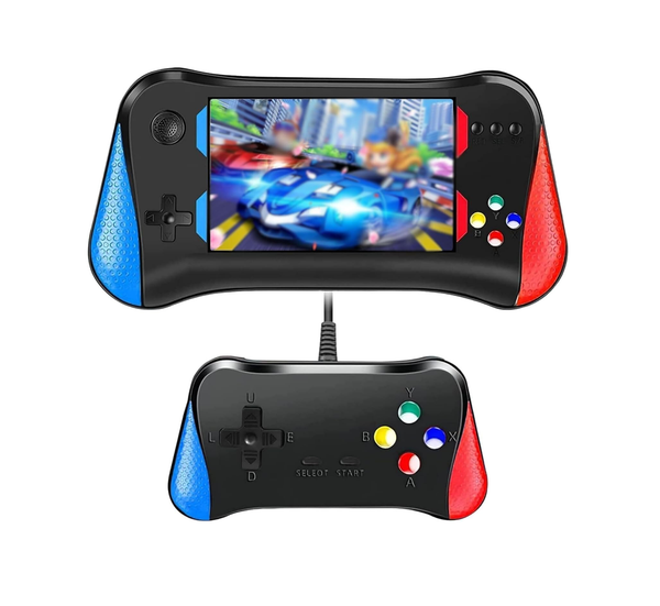 Retro Handheld Game Console with 500 Classic Games, 3.5” Screen & TV Output (Red)