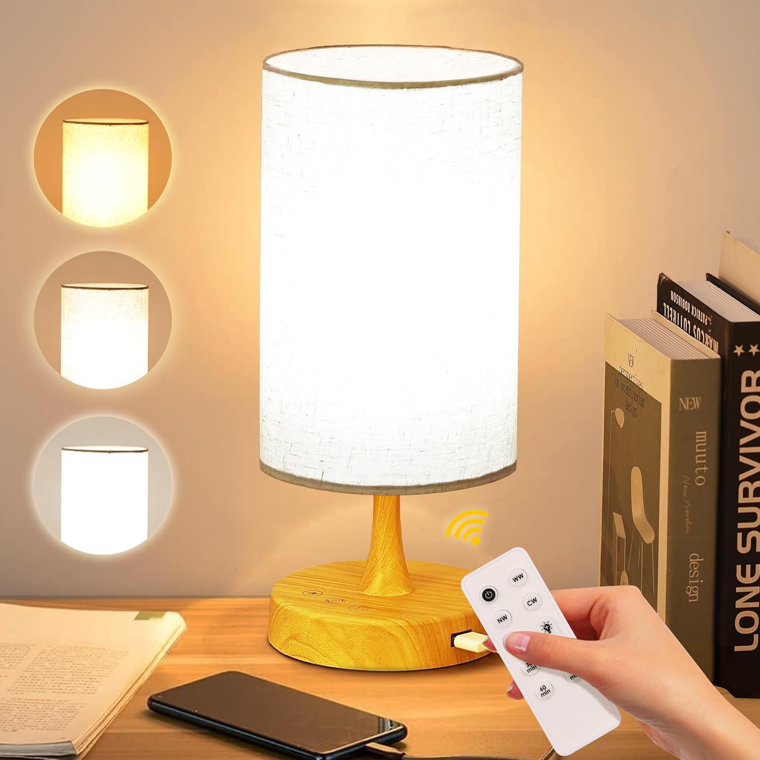 SAD Light Therapy Lamp – 10,000 Lux UV-Free Sunlight with Remote Control