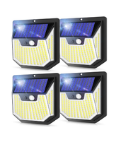 4-Pack Solar Motion Sensor Security Lights