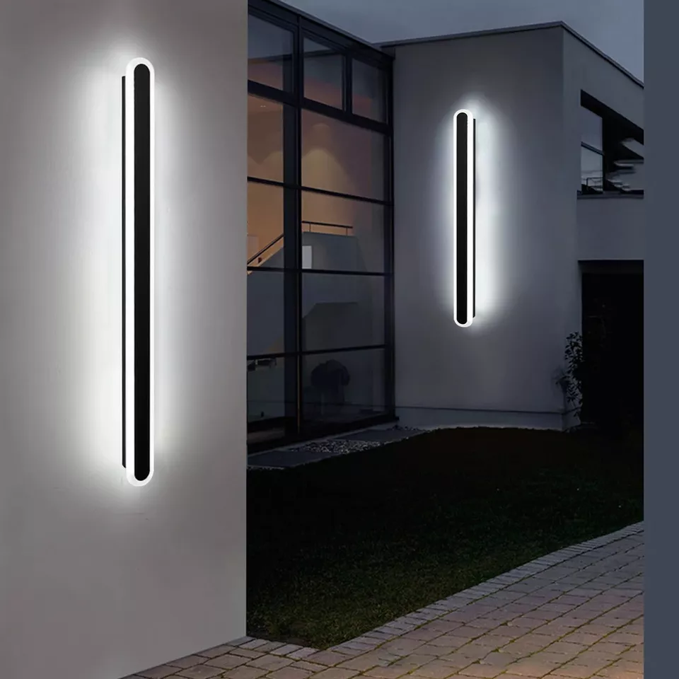 Modern LED Wall Light Sconce – Waterproof Outdoor/Indoor Long Strip Lamp, Energy Saving