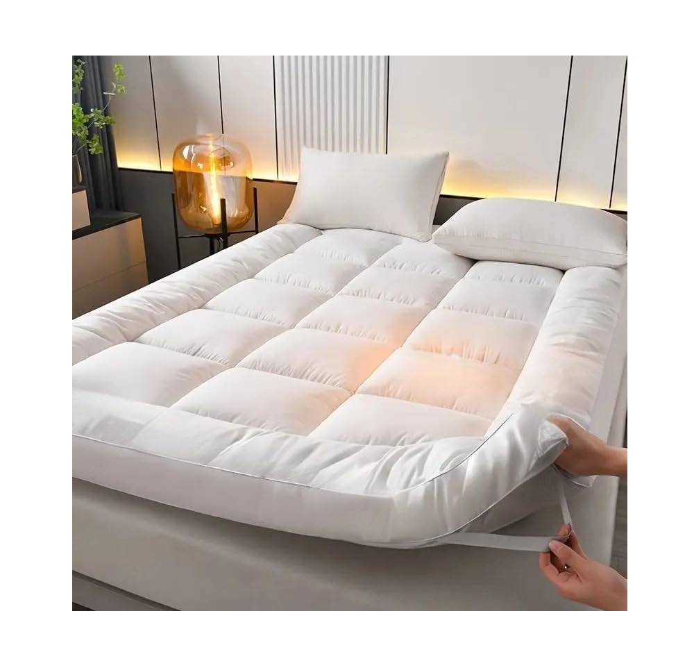 Extra Thick 10cm Mattress Topper Double Bed – Soft, Breathable & Hypoallergenic