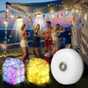 Retractable Camping String Lights, 32FT, 100 RGBW LEDs