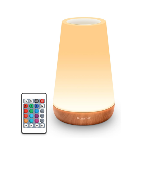 Touch LED Night Light with Remote and RGB Colours