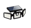 Upgraded Solar Lights Outdoor 3 Heads - 74 Solar Powered Wall Lights, 360° Rotatable, IP65 Waterproof