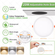 LED Round Ceiling Light – Energy Efficient Indoor Downlight