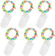 6-Pack 2M 20 LED Copper Wire Fairy String Lights