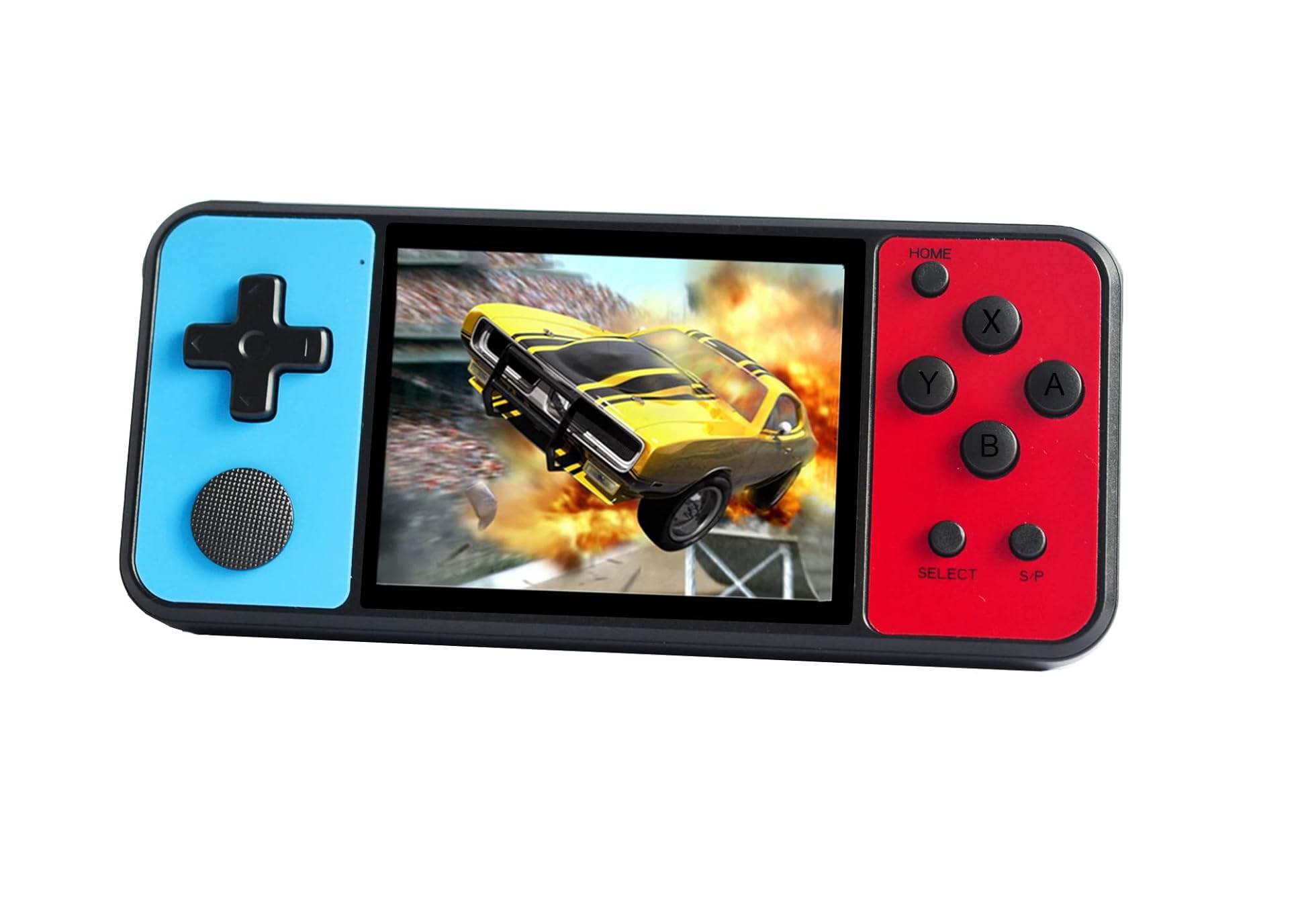 Handheld Game Console with 1015 Retro Games, 3.0” HD Screen, TF Card Support (Blue)
