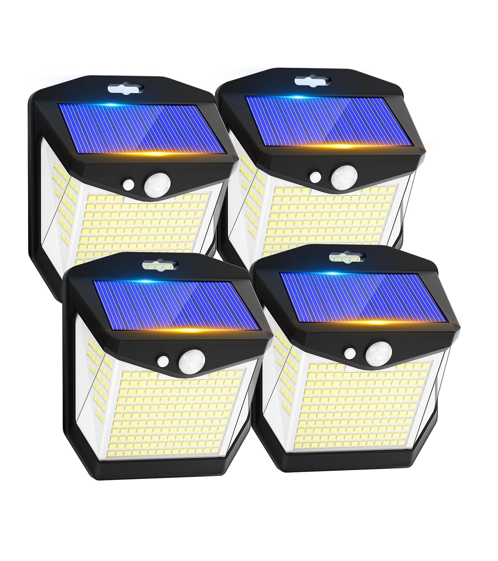 4 Pack Solar Motion Sensor Lights