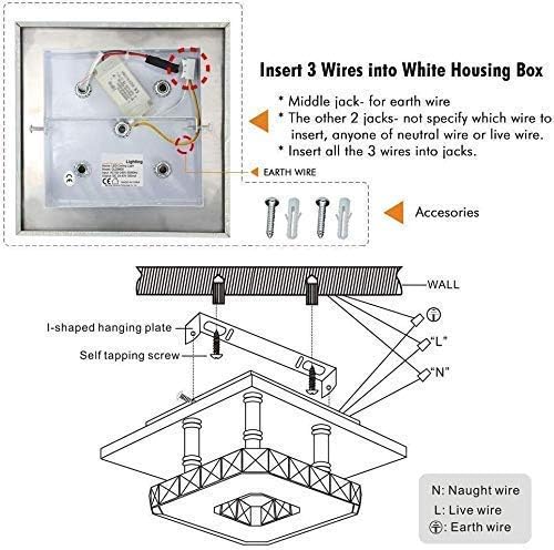 Modern LED 3-Ring Crystal Chandelier Light for Home Décor