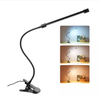 USB Clip On Desk Lamp Flexible Clamp Reading Light LED Bed Table Bedside Night