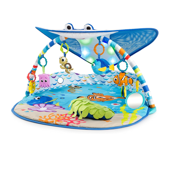 Disney Baby Finding Nemo Ocean Lights Activity Gym & Play Mat with Music