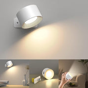LED Wall Light with 3 Color Modes & Brightness Levels