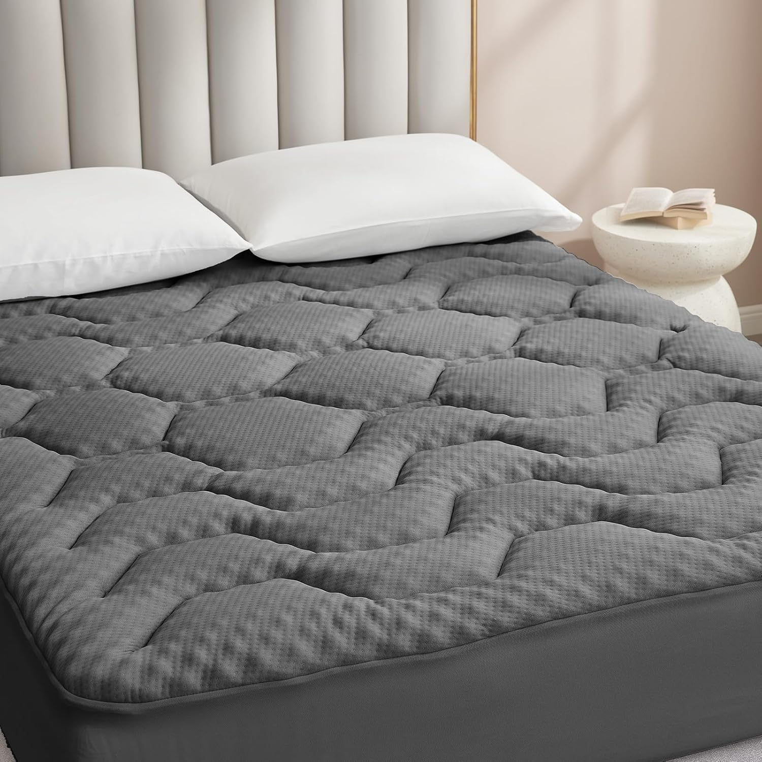 Memory Foam Mattress Topper Single Bed – 3cm Gel Cooling Pad with Deep Pocket Cover