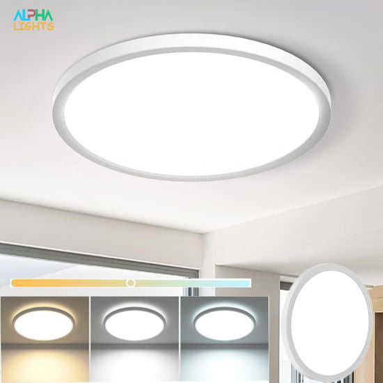 28W 3200LM LED Ceiling Light, Waterproof Flush Ceiling Light, Round Ultra Thin for Bedroom, Living Room, Kitchen