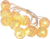 Clerance Sale - Rattan Ball Fairy Lights