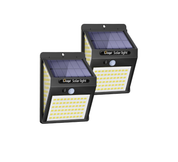 140 LED Solar Security Lights Outdoor, 270° Motion Sensor Wall Light, IP65 Waterproof