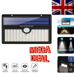 Solar Motion Sensor Light – 78 LED Outdoor Waterproof Wall Light with 3 Modes, Wireless & Solar Powered for Garden, Yard, or Pathway