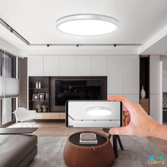 28W 3200LM LED Ceiling Light, Waterproof Flush Ceiling Light, Round Ultra Thin for Bedroom, Living Room, Kitchen