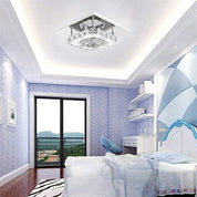 Modern LED 3-Ring Crystal Chandelier Light for Home Décor
