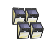 140 LED Solar Security Lights Outdoor, 270° Motion Sensor Wall Light, IP65 Waterproof