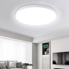 36W Ceiling Light, LED Ceiling Light for Living Room, 6000K Cool White Flush Mount Ceiling Light