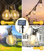 50FT Solar String Lights